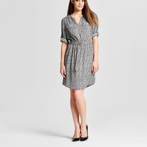 Mossimo Printed Convertible Sleeve Dress